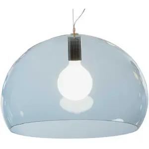 Comparateur de prix : KARTELL lampe à suspension FL/Y fly (Bleu Nuage - PMMA transparent)