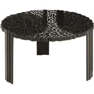 Comparateur de prix : Kartell 08500NE T-Table Furniture, Black, 60 x 60 x 28 cm