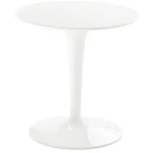 Comparateur de prix : Kartell Table Basse Tiptop Mono (Blanc Brillant - Teinté Dans La Mass...