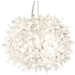 Comparateur de prix : Kartell Suspension Led Transparente Bloom, 28 Cm