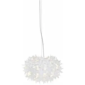 Comparateur de prix : Suspension ronde cristale 28 x 19 cm Bloom - Kartell