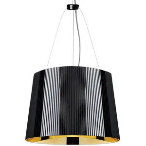 GE'-Suspension Ø37cm noir et orange Kartell | designé par Ferruccio Laviani