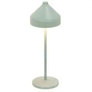 Comparateur de prix : Zafferano AMELIE Lampe de table LED Feuille verte rechargeable et dimm...