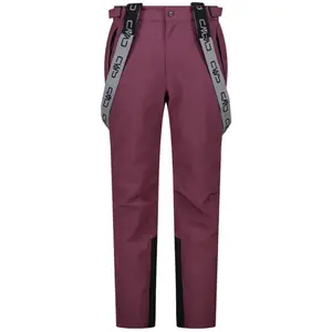 Comparateur de prix : CMP Men's ski salopettes with removable straps - Pantalon ski homme Burgundy L