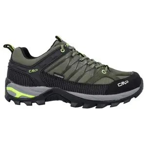 CMP Rigel Low WP - Chaussures randonnée homme Jungle / Yellow Fluo 44 pas cher