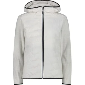 Cmp Veste Hybrid Fix Hood blanc 42 pas cher