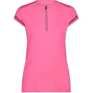 Cmp T-shirt à demi-zip femme rose 3XL pas cher