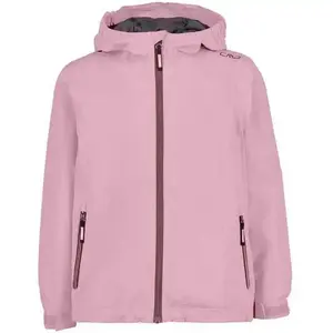 Veste imperméable à capuche fille CMP Rose 4 ans 39X7985-C602 pas cher