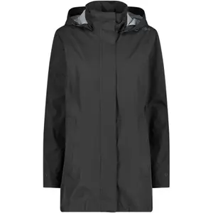 Comparateur de prix : Cmp Veste imperméable à capuche avec boutons-pression femme noir XL