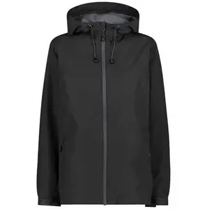 Comparateur de prix : Veste à capuche CMP Rain Jacket Fix Hood noir foncé femme - XL