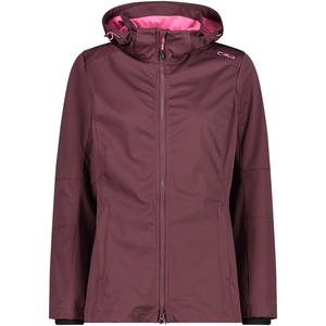 Cmp Veste imperméable à capuche zippé femme marron M pas cher
