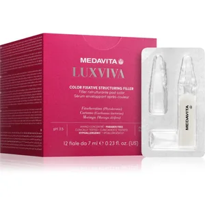 Medavita LUXVIVA Color Fixative Structuring Filler ampoules après-colo... pas cher