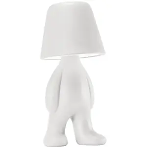 QEEBOO lampe de table BIGGER BROTHERS (White - Polycarbonate recyclé) pas cher