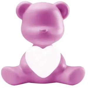 QEEBOO lampe de table TEDDY LOVE (Fuchsia - Polyéthylène recyclable) pas cher