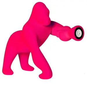 QEEBOO lampe de table KONG XS VELVET FINISH (Fuchsia - Polyéthylène et... pas cher