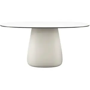 QEEBOO table pour l'extérieur COBBLE avec le plateau en HPL 160 cm (Wa...
