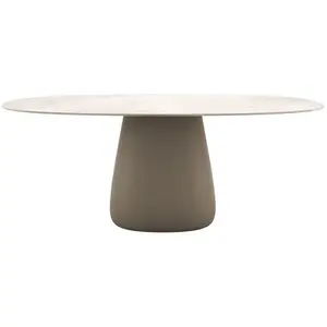 QEEBOO table pour l'extérieur COBBLE avec le plateau en GRÈS 190 cm (I...
