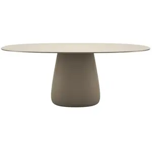 QEEBOO table pour l'extérieur COBBLE avec le plateau en HPL 190 cm (Ot...