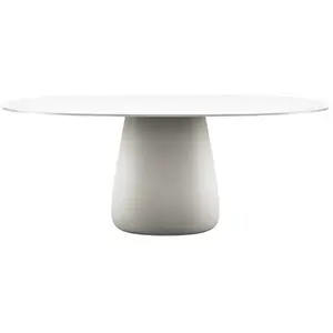 QEEBOO table pour l'extérieur COBBLE avec le plateau en HPL 190 cm (Wa...