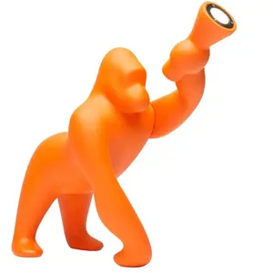 QEEBOO lampe de table KONG XS (Orange - Polyéthylène) pas cher