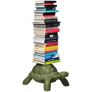 QEEBOO bibliothèque verticale TURTLE CARRY BOOKCASE (Deep green - Poly...Vendu parmyareadesign