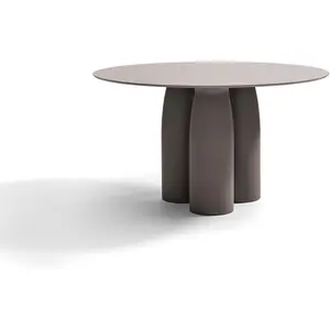 QEEBOO table ronde pour l'intérieur et l'extérieur TOTO avec plateau en HPL (Ottawa - Polyéthylène et HPL) pas cher