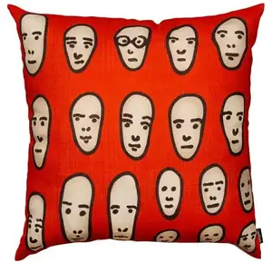Qeeboo FACES ON RED CUSHIONVendu pararchiproducts