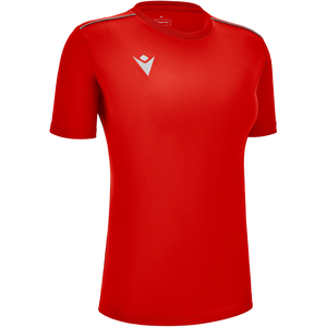 Macron Maillot Ariel rouge S pas cher