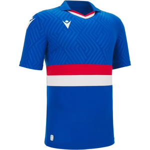 Macron Maillot Charon Eco bleu L pas cher