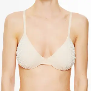 La Perla - Haut de maillot de bain avec armatures Bubble beige 95 B pas cher