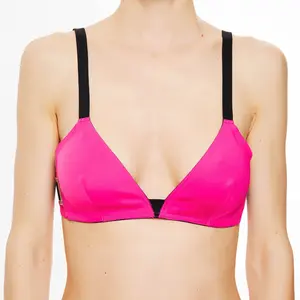 La Perla - Haut de maillot de bain triangle Ryder fuchsia/noir 90 A pas cher
