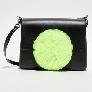 O Bag - Sac bandoulière Glam noir - 27x8x19 cm T.U pas cher
