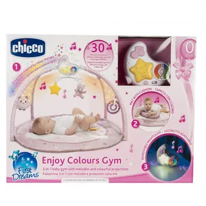 CHICCO Tapis d'éveil Colors Gym Rose First Dreams pas cher