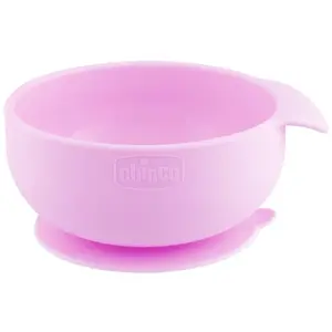 Chicco Chicco-Bol En Silicone Avec Ventouse - Rose - 6m+