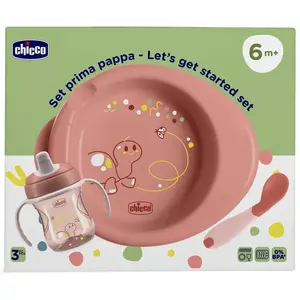 Chicco Coffret Repas Rose 6 Mois