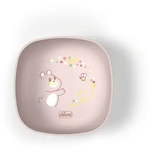 chicco Bol avec couvercle 6 mois et + en rose
