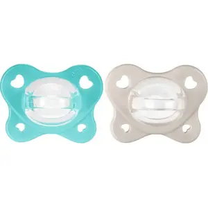 chicco Sucette PhysioForma® Dual Soft 6-16 mois en bleu