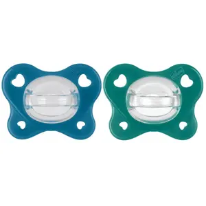 chicco Sucette PhysioForma® Dual Soft 16-36 mois en bleu