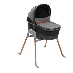 Chicco Pied De Couffin Support Lullaglide Natural - Gris pas cher