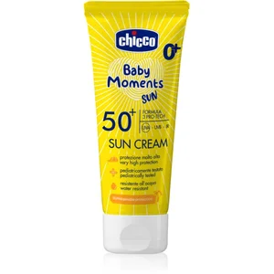Chicco Baby Moments Sun crème solaire SPF 50+ pour bébé 75 ml pas cher