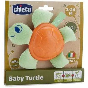 Chicco ECO+ Comfort Toy, Baby Turtle | Jouet pour bébé durable, plastique recyclé, à partir de 3 mois