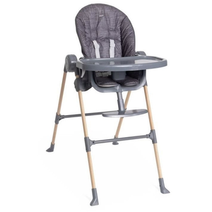 Chaise haute - CHICCO - Polly Essential - 0/3 ans - Gris Coal