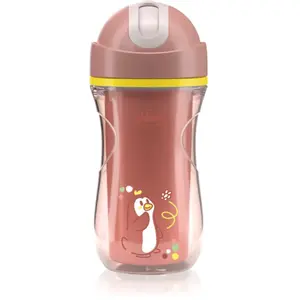 Chicco Sport Cup 14m+ tasse avec paille Pink 266 ml