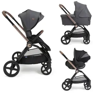 CHICCO, Trio Mysa - First-seat Recline I-size, Black Satin pas cher