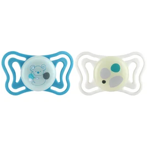 CHICCO, Tétine Light Silicone 16-36 2pcs, Vert