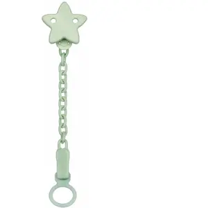 CHICCO, Clip Attache-sucette Avec Chaînette, Jaune
