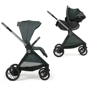CHICCO, Duo Bellagio 2 - First Seat Recline 2 I-size, Fir Tree