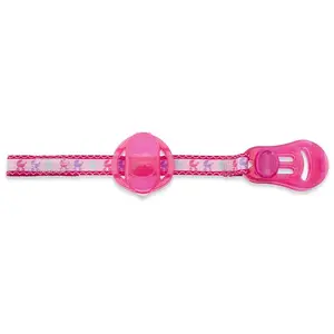 Attache-sucette avec protection tétine - CHICCO - x1 - Rose