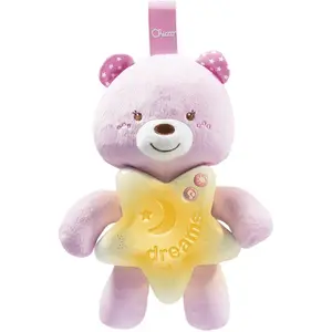 Comparateur de prix : CHICCO Veilleuse Petit Ourson Rose
