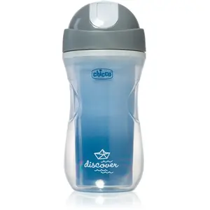 Comparateur de prix : Chicco Tasse Sport à Paille et Paroi Isolante Bleu +14m 266ml 1 unité